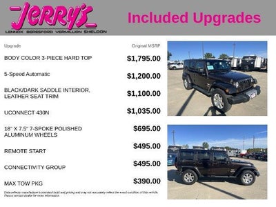 2013 Jeep Wrangler Unlimited 4WD 4dr Moab *Ltd Avail*