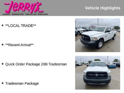 2023 RAM 1500 Classic Tradesman 4x4 Quad Cab 6'4" Box