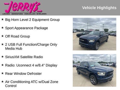 2020 RAM 1500 Big Horn 4x4 Crew Cab 5'7" Box