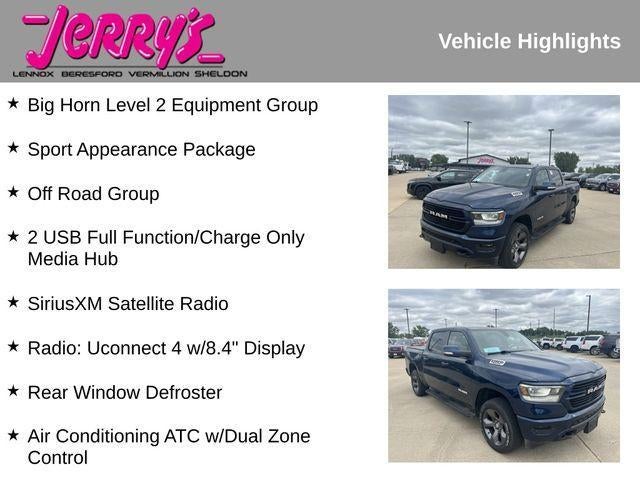 2020 RAM 1500 Big Horn 4x4 Crew Cab 5'7" Box