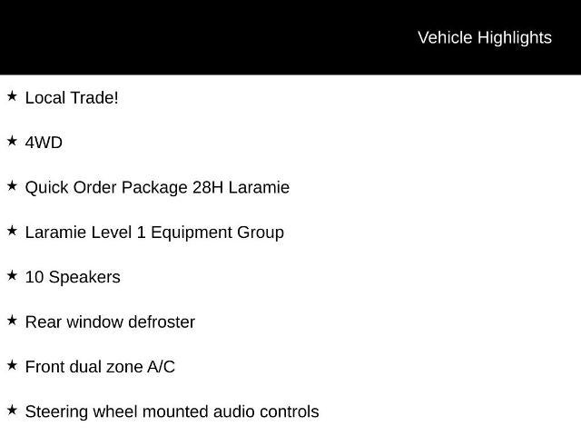 2020 RAM 1500 Laramie 4x4 Crew Cab 5'7" Box