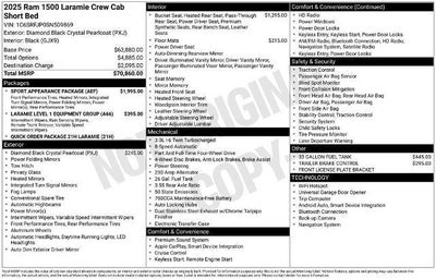 2025 RAM 1500 Laramie 4x4 Crew Cab 5'7" Box
