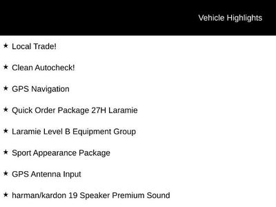 2021 RAM 1500 Laramie 4x4 Crew Cab 5'7" Box