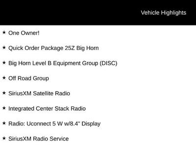 2022 RAM 1500 Big Horn 4x4 Crew Cab 6'4" Box