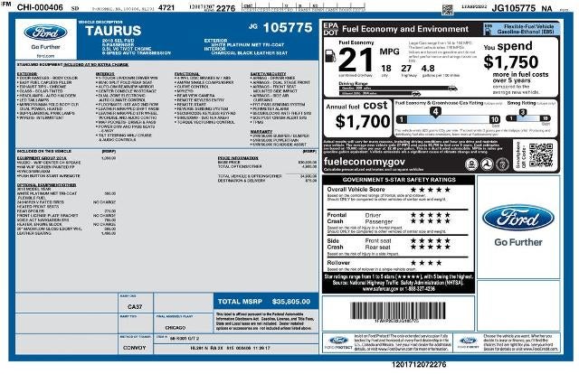 2018 Ford Taurus SEL FWD