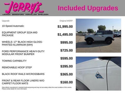 2023 Ford Bronco Black Diamond 2 Door 4x4