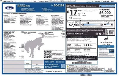 2026 Ford Bronco Badlands 4 Door Advanced 4x4