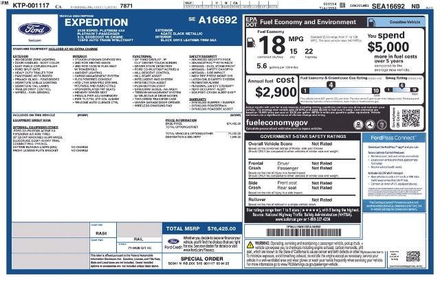 2025 Ford Expedition Platinum 4x4