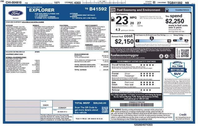 2026 Ford Explorer Platinum 4WD