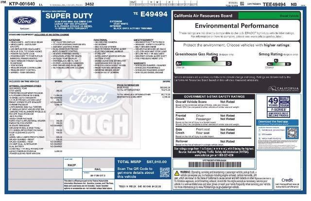 2026 Ford Super Duty F-250 SRW XL 4WD Crew Cab 6.75' Box