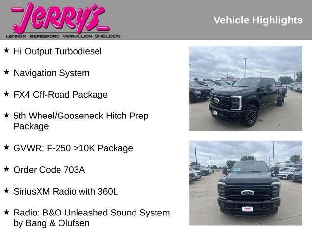 2025 Ford Super Duty F-250 SRW Platinum 4WD Crew Cab 6.75' Box