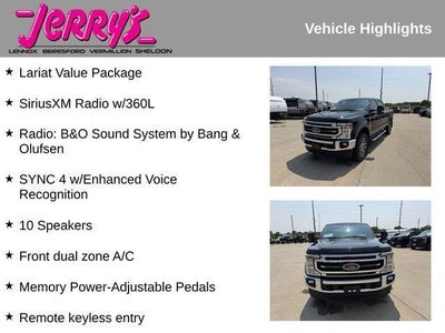 2022 Ford Super Duty F-350 SRW LARIAT 4WD Crew Cab 6.75' Box