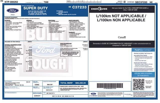 2025 Ford Super Duty F-350 SRW XL 4WD Crew Cab 6.75' Box