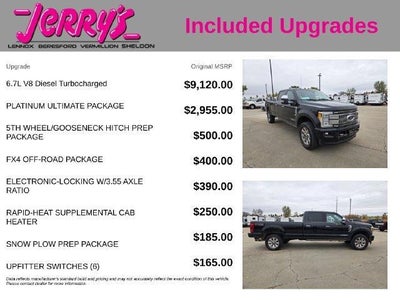 2018 Ford Super Duty F-350 SRW Platinum 4WD Crew Cab 6.75' Box