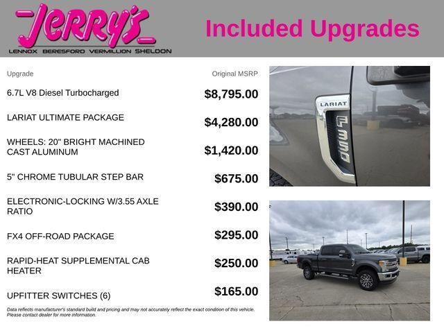 2017 Ford Super Duty F-350 SRW Lariat 4WD Crew Cab 6.75' Box