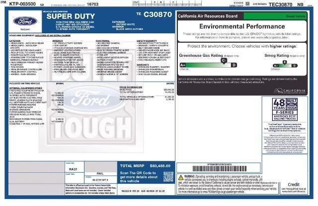 2026 Ford Super Duty F-350 SRW XL 4WD Crew Cab 6.75' Box