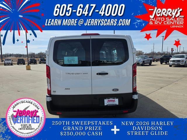 2024 Ford Transit Cargo Van T-250 130" Low Rf 9070 GVWR AWD