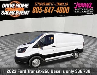 2023 Ford Transit Cargo Van T-250 130" Low Rf 9070 GVWR AWD