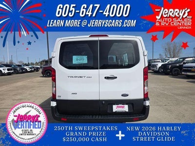 2024 Ford Transit Cargo Van T-250 130" Low Rf 9070 GVWR AWD