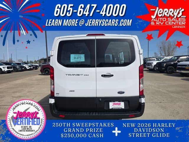 2024 Ford Transit Cargo Van T-250 130" Low Rf 9070 GVWR AWD