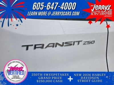 2024 Ford Transit Cargo Van T-250 130" Low Rf 9070 GVWR AWD