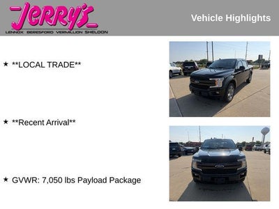 2018 Ford F-150 LARIAT 4WD SuperCrew 5.5' Box
