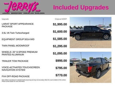2018 Ford F-150 LARIAT 4WD SuperCrew 5.5' Box