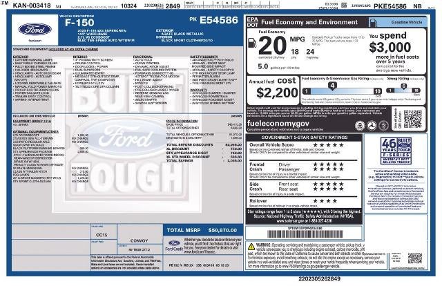 2023 Ford F-150 XL 4WD SuperCrew 5.5' Box