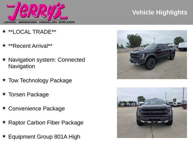 2022 Ford F-150 Raptor 4WD SuperCrew 5.5' Box