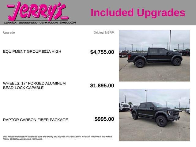 2022 Ford F-150 Raptor 4WD SuperCrew 5.5' Box
