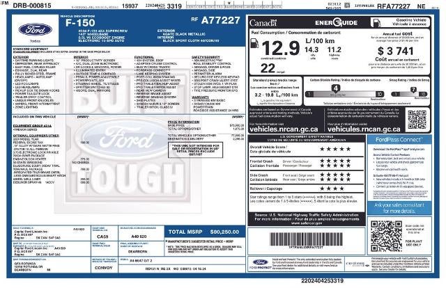 2024 Ford F-150 Tremor 4WD SuperCrew 5.5' Box