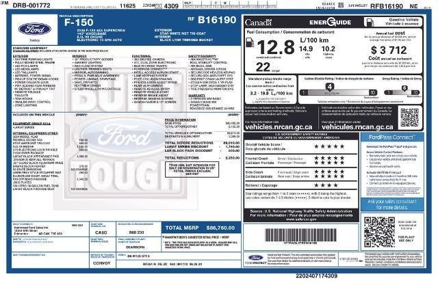 2024 Ford F-150 LARIAT 4WD SuperCrew 5.5' Box