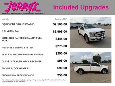 2019 Ford F-150 XLT 4WD Reg Cab 6.5' Box