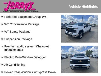 2024 Chevrolet Silverado 2500 HD Crew Cab Standard Box 4-Wheel Drive Work Truck