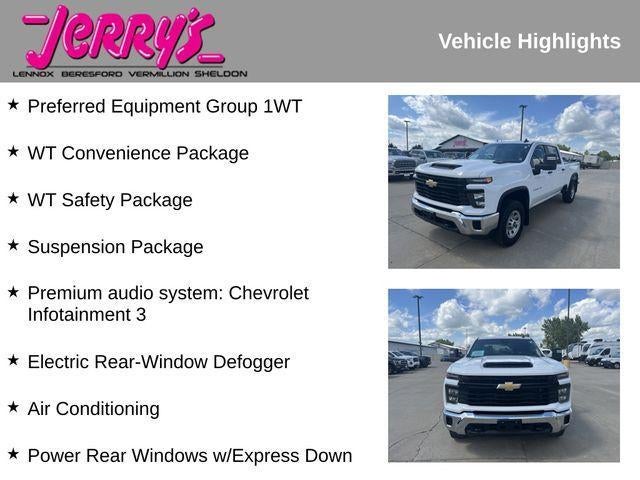 2024 Chevrolet Silverado 2500 HD Crew Cab Standard Box 4-Wheel Drive Work Truck