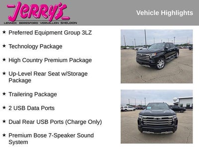 2025 Chevrolet Silverado 1500 Crew Cab Short Box 4-Wheel Drive High Country