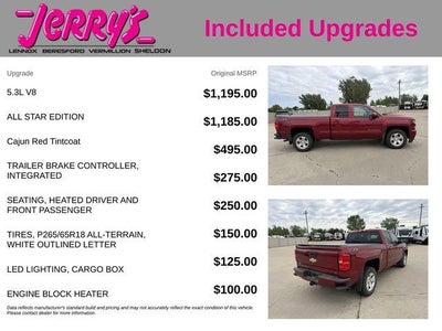 2018 Chevrolet Silverado 1500 Double Cab Standard Box 4-Wheel Drive LT Z71