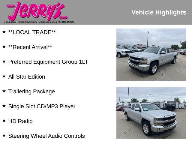 2017 Chevrolet Silverado 1500 Double Cab Standard Box 4-Wheel Drive LT