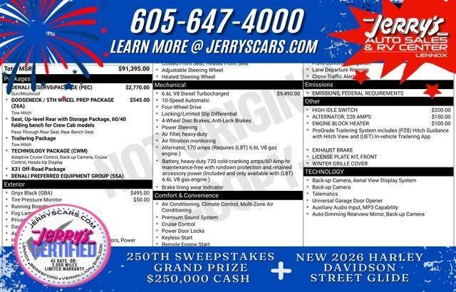 2024 GMC Sierra 3500HD Crew Cab Long Box 4-Wheel Drive Denali