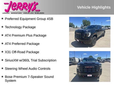 2025 GMC Sierra 3500HD Crew Cab Standard Box 4-Wheel Drive AT4