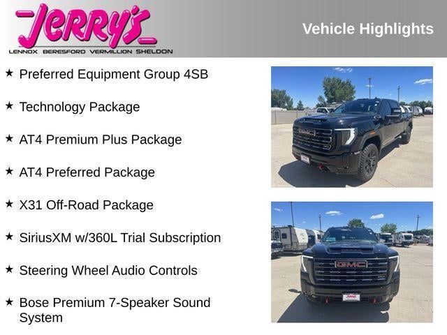 2025 GMC Sierra 3500HD Crew Cab Standard Box 4-Wheel Drive AT4