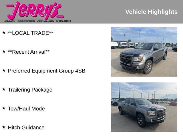 2021 GMC Canyon Crew Cab Short Box 4-Wheel Drive AT4 w/Cloth