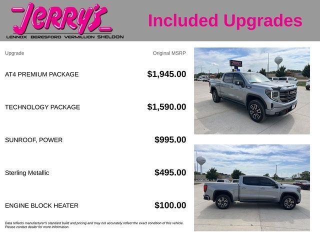 2023 GMC Sierra 1500 Crew Cab Short Box 4-Wheel Drive AT4