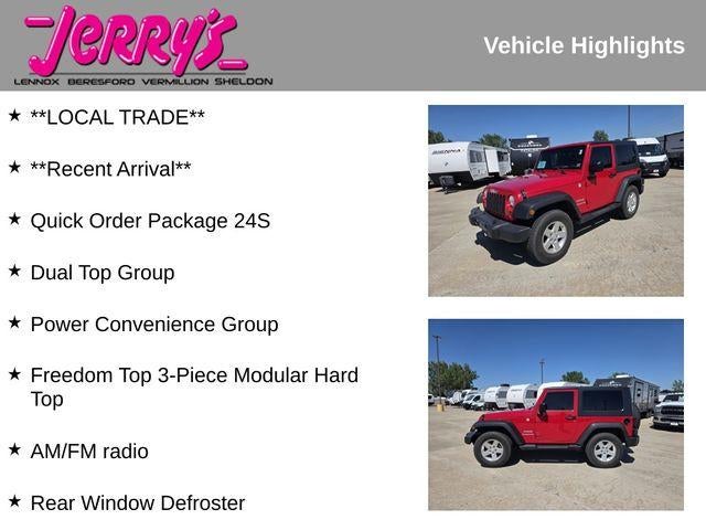 2010 Jeep Wrangler 4WD 2dr Sport