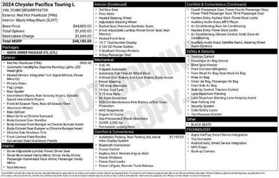 2024 Chrysler Pacifica Touring L AWD