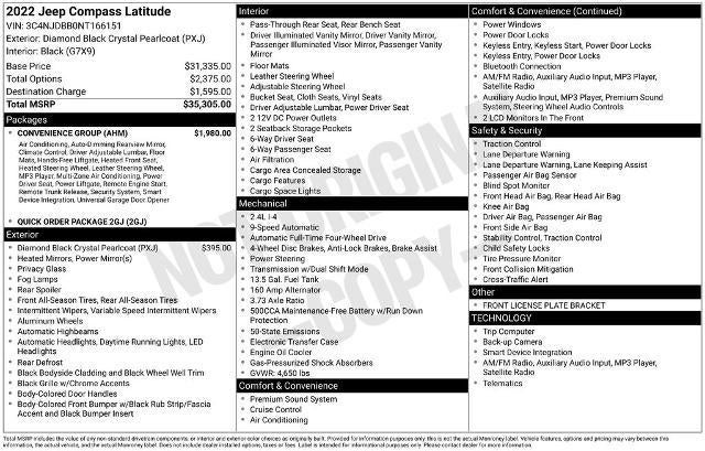 2022 Jeep Compass Latitude 4x4