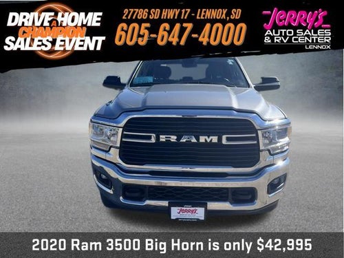 2020 RAM 3500 Big Horn 4x4 Crew Cab 8' Box