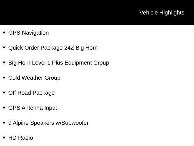 2025 RAM 2500 Big Horn 4x4 Crew Cab 6'4" Box