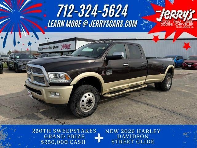 2016 RAM 3500 4WD Crew Cab 8 Ft Box Longhorn