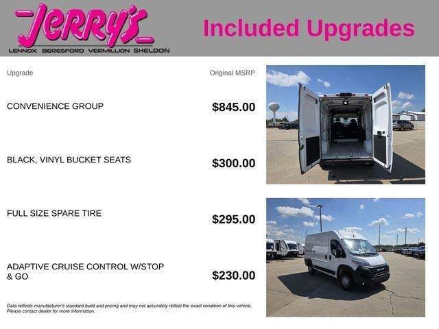 2025 RAM ProMaster Cargo Van Tradesman 2500 High Roof 136" WB